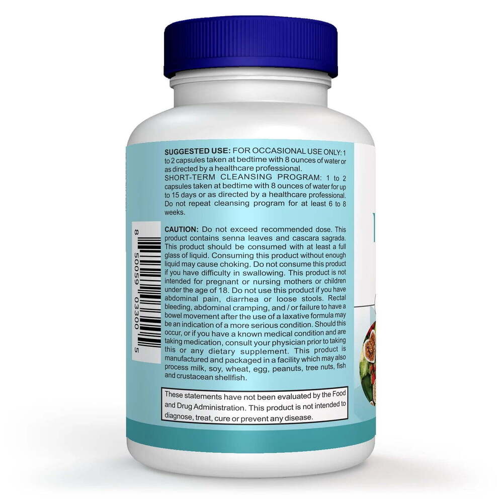 15 Day Cleanse Gut and Colon Support Gut Cleanse Capsules Non-GMO 30 Capsules
