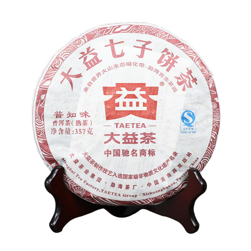 HelloYoung "Pu Zhi Wei" TAETEA Ripe Puer Tea Batch 201 Menghai Dayi Pu'er Tea 357g Main image