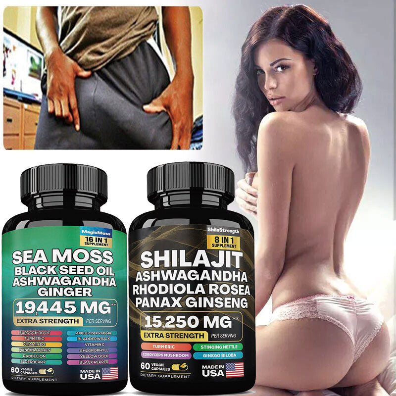 Moss Multivitamin & Shilajit Power Combo Dynamic Vitality Bundle Sea Main image