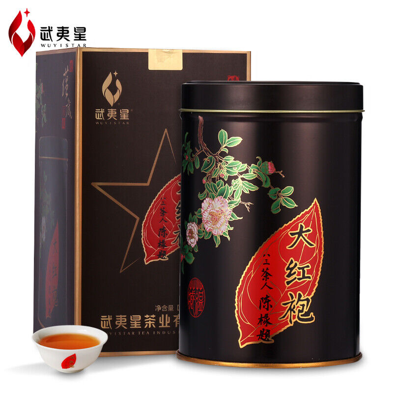 HelloYoung Wuyi Star 5 Years Aged Big Red Robe Da Hong Pao Dahongpao Oolong Tea 125g Tin Main image