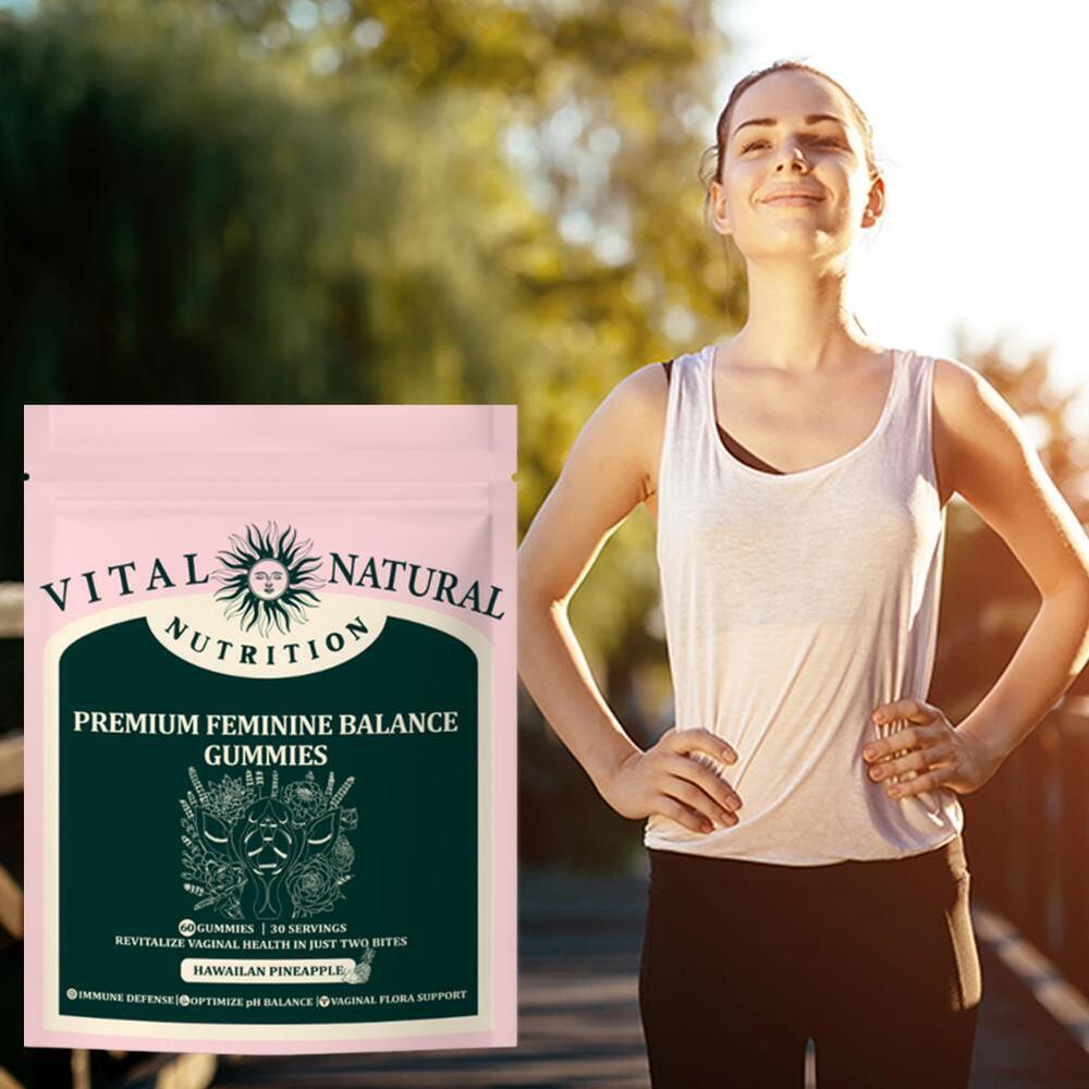 Premium Feminine Balance Gummies - for Women’s Health & Wellness 60 Gummies'