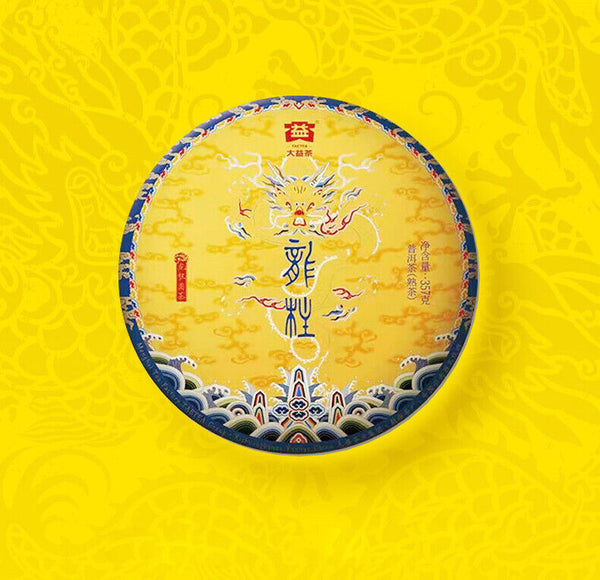 HelloYoung Dragon Pole * TAETEA Menghai Dayi Pu-erh Tea Ripe Puer Shu Cake 357g 2101