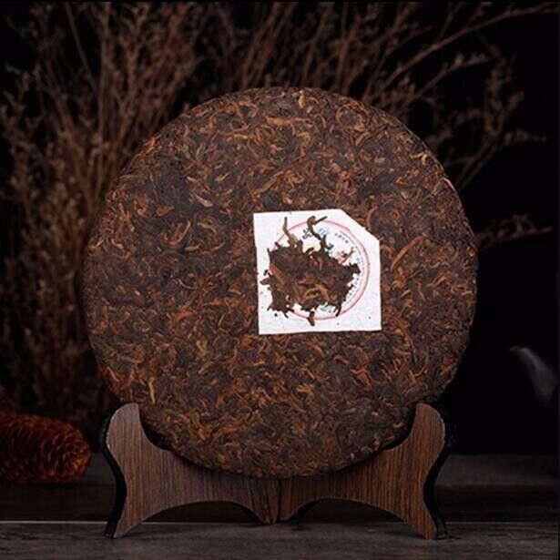 HelloYoung Menghai Heaven Earth Royal Big Tree Lao Ban Zhang Pu-erh Tea Cake 357g Ripe Secondary image