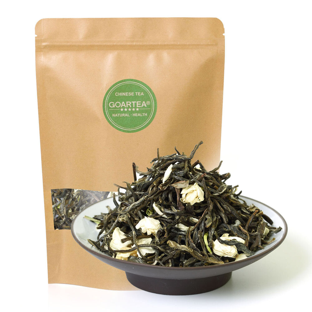 HelloYoung HELLOYOUNG Premium Fujian Jasmine Silver Green Tea Chinese Loose Leaf YinHao Tip Main image