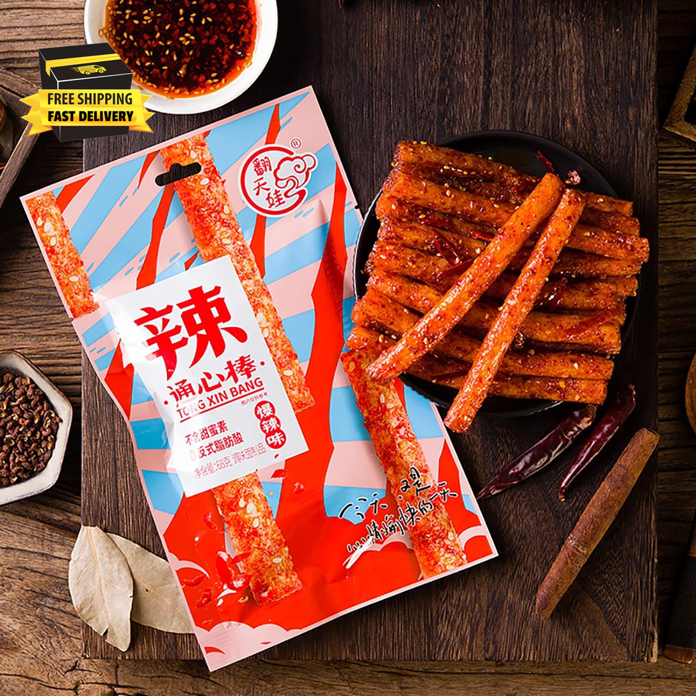 68g * 3 Packungen Latiao Spicy Strips Latiao Spicy Gluten Classic Spezial Snack