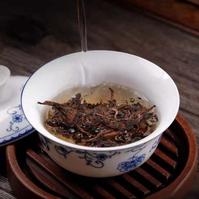 250g Aged Puerh Ripe Tea Brick Authentic Super Grade Yiwu Old Shu Pu'er Tea