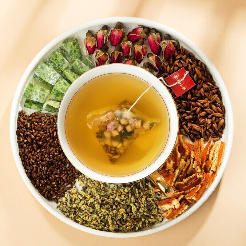 同仁堂内廷上用决明子冬瓜荷叶茶 荷叶养生茶100g TongRenTang cassia seeds winter melon lotus leaf tea Secondary image