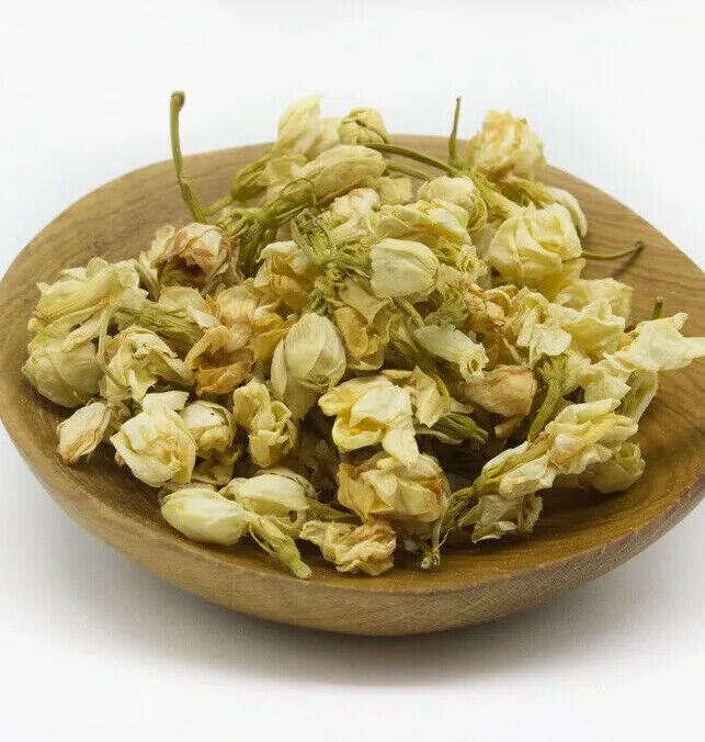 100 Gram DRIED Jasmine Flower - Jasminum officinale - FREE POSTAGE Main image