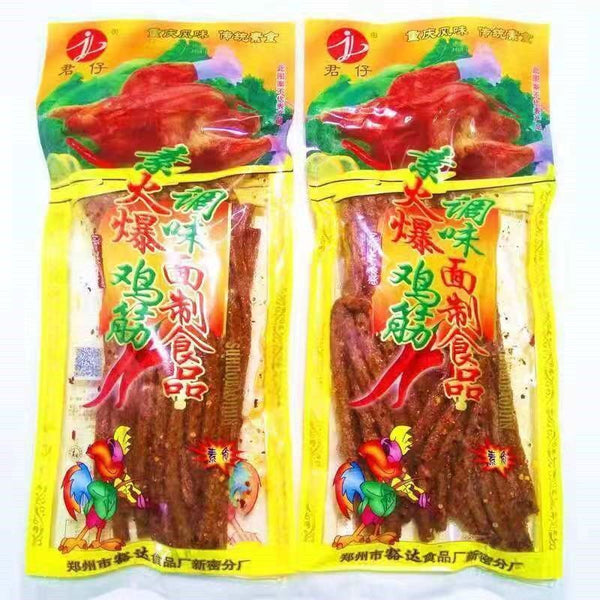172g/ Pack Chinese Spicy Strips Snack Snack Hot Chicken Tendon Spicy Strips