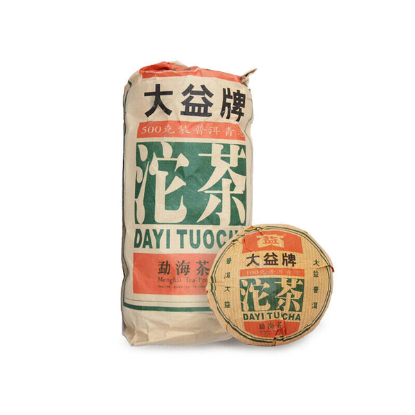 HelloYoung Yunnan MengHai Tea Dayi Tuocha Green Tuo Bowl Puer Pu Er Tea 100g Raw Puerh