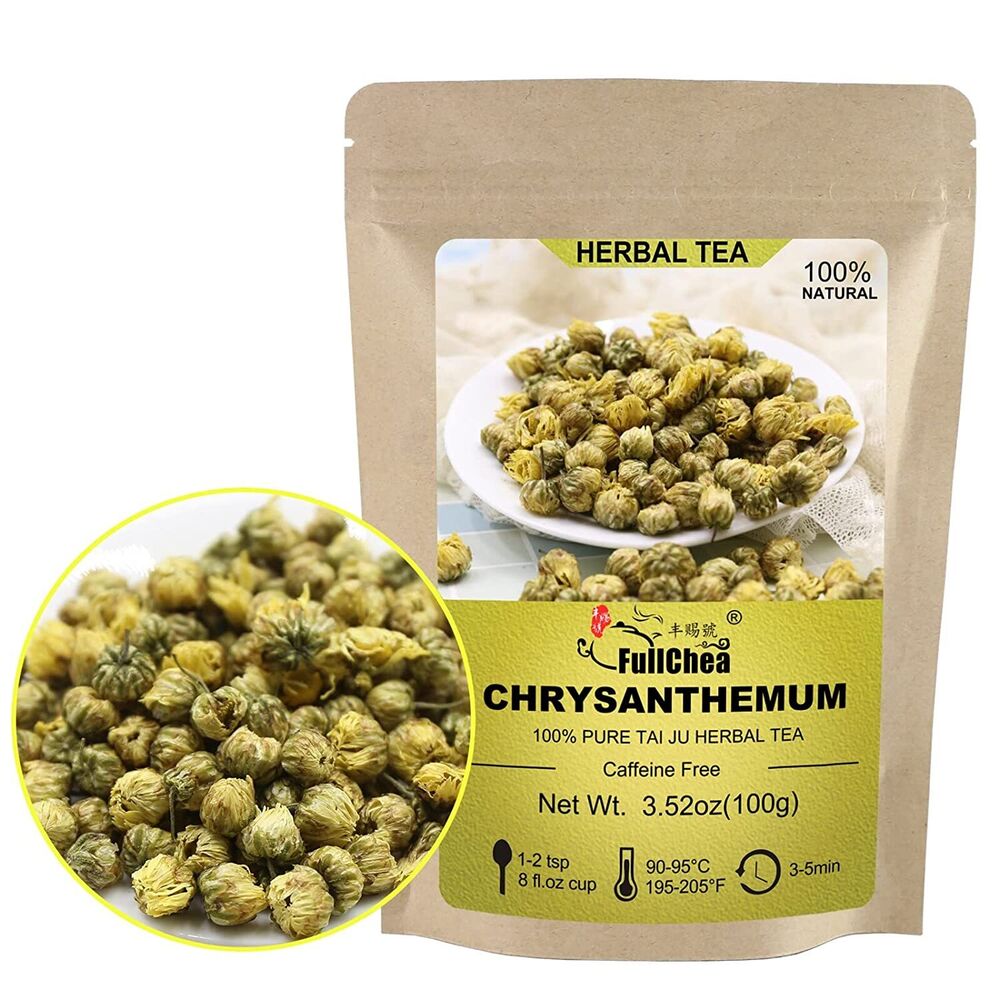 HelloYoung FullChea Top Grade Chrysanthemum Tea 3.52oz/100g - Premium Herbal Tea