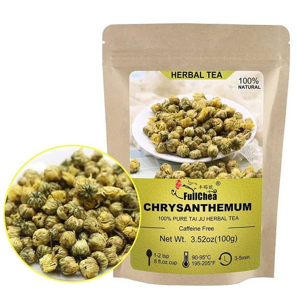 HelloYoung FullChea Top Grade Chrysanthemum Tea 3.52oz/100g - Premium Herbal Tea