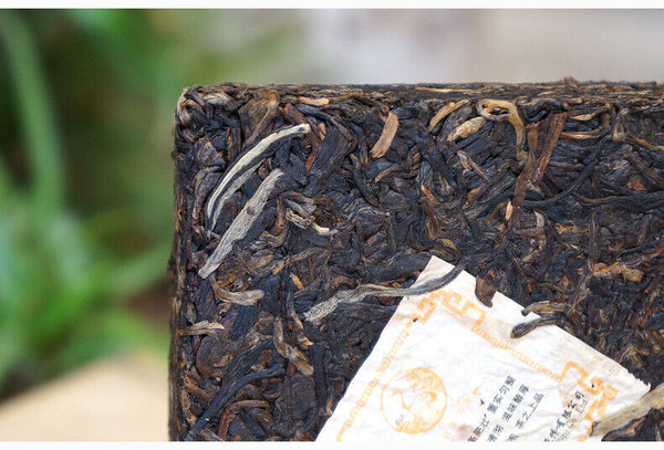 HelloYoung Xiaguan Tuocha Raw Cang Er Fang Zhuan Tea Shen Pu Erh Aged Tea Brick 250g