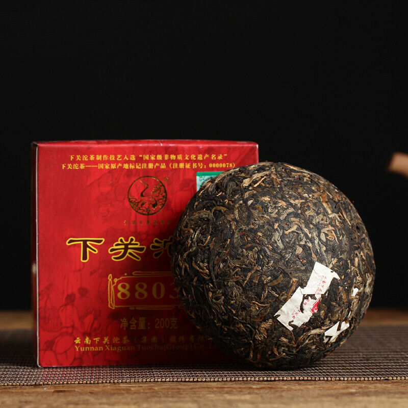 Xiaguan Tuocha 8803 YIWU Mt.Old Tree Green Tea Pu'er 200g Box