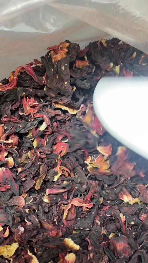 Dried Hibiscus Flowers Cut & Sifted, Flor de Jamaica, Hibiscus Tea Jamaica Secondary image