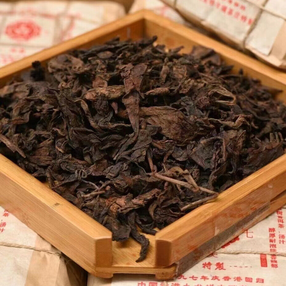 300g Yunnan Old Puerh Tea Collection Pu'er Ripe Tea Loose Leaf Pu-erh Tea Secondary image