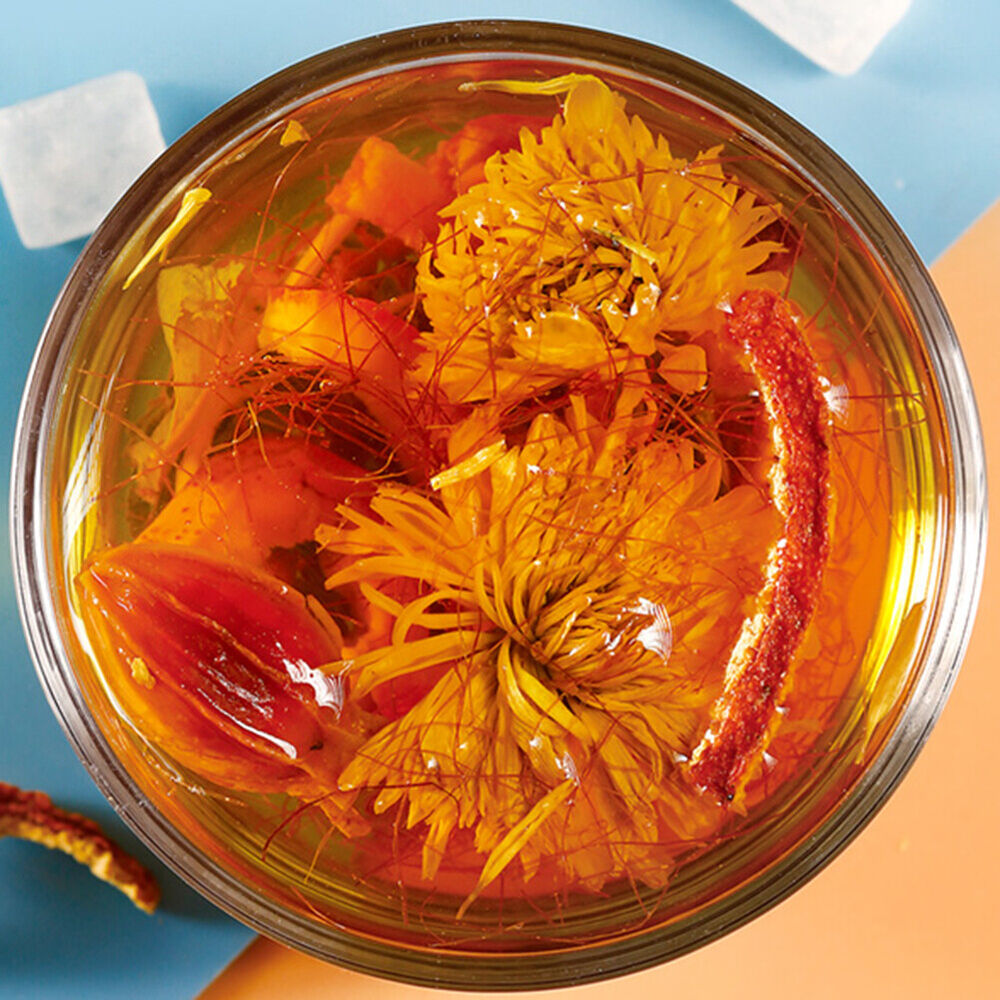 HelloYoung l health conditioning teaGubentang chrysanthemum Herba玉米须桑叶茶菊花草本辅助绛三高养生调理茶