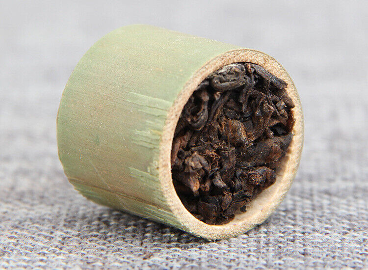 HelloYoung Year Supreme Bamboo Bingdao Ancient Pu'er Puerh Tea Yunnan Puer Ripe 500g