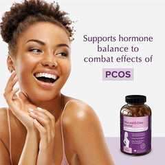 Myo-Inositol Supplement for PCOS with Ashwagandha and Vitamin D - 120 Capsules