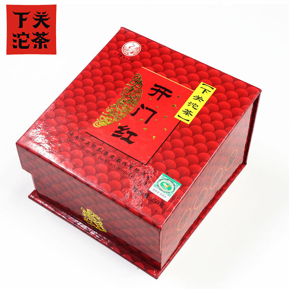 HelloYoung Xiaguan Raw Puerh Tuocha "Kai Men Hong" Box Tea Puer Tea 250g Main image