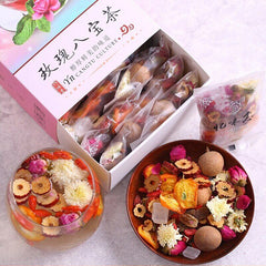 HelloYoung 15 Pcs Natural Babao Tea Includes Longan Rose Jujube Herbal Tea Beauty Skin 180g