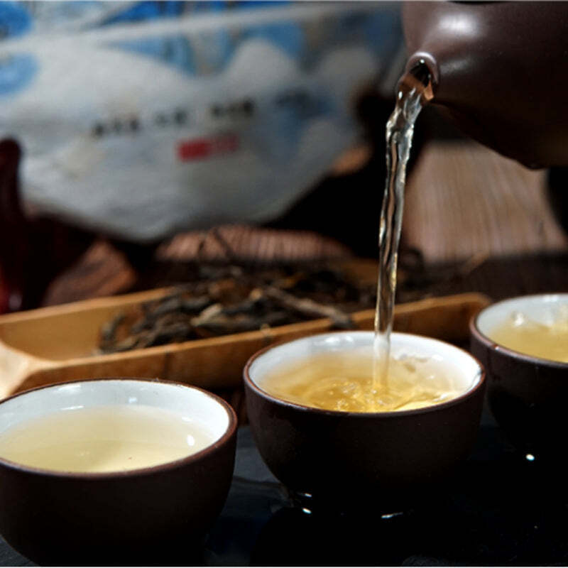 357g pu-erh gâteau au thé cru Jingmai montagne vieux thé puerh thé Pu'er chinois