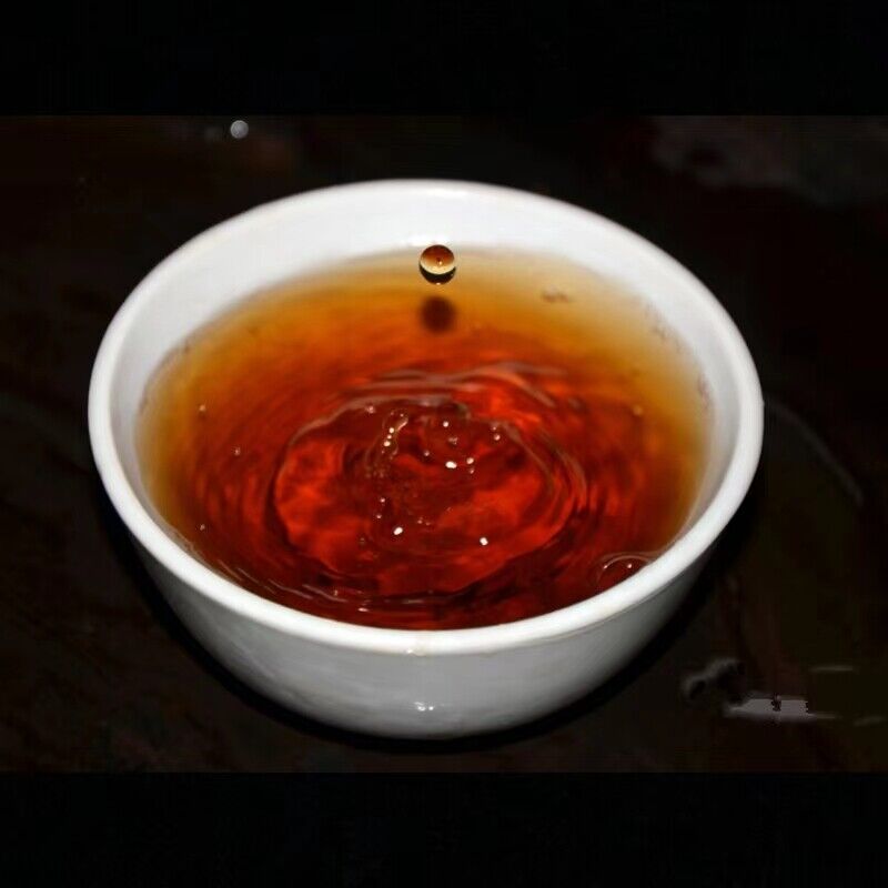 HelloYoung Tea Brick Organic Pu-erh Cooked Tea Menghai Pu'er Tea 250g Yunnan Ripe Pu-erh