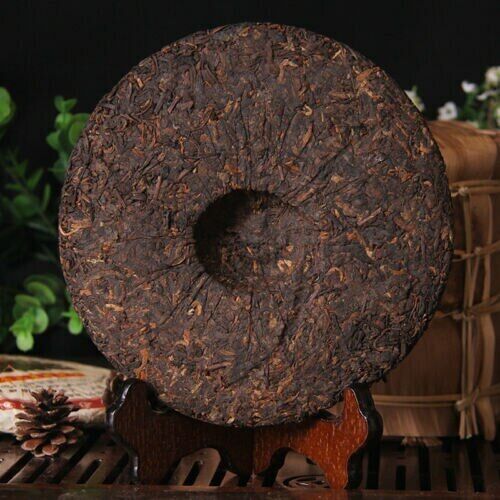 HelloYoung Liming Golden Peacock Tea Premium Menghai Puer Ripe Shu Pu-erh Cake 357g