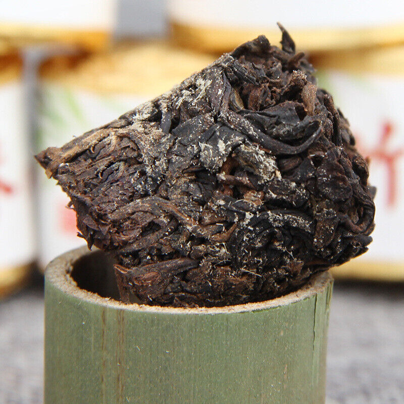 HelloYoung Year Supreme Bamboo Bingdao Ancient Pu'er Puerh Tea Yunnan Puer Ripe 500g Main image