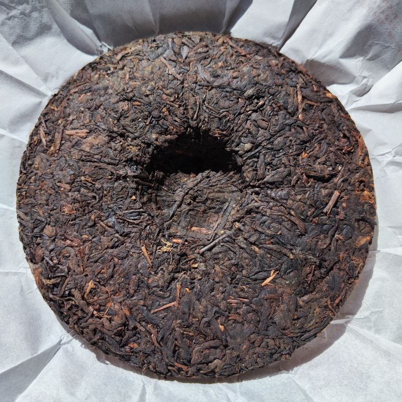 HelloYoung Yunnan Menghai Guyi YU BANG Classic Pu'er Flavor Ripe Round Tea Pu Erh 357g