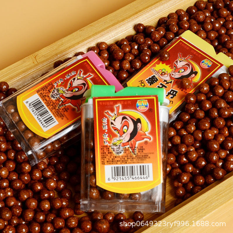 20pcs Rongyuan Monkey King Dan Tangerine peel Prune candy 荣园猴王丹陈皮话梅仙丹8090童年回忆糖果