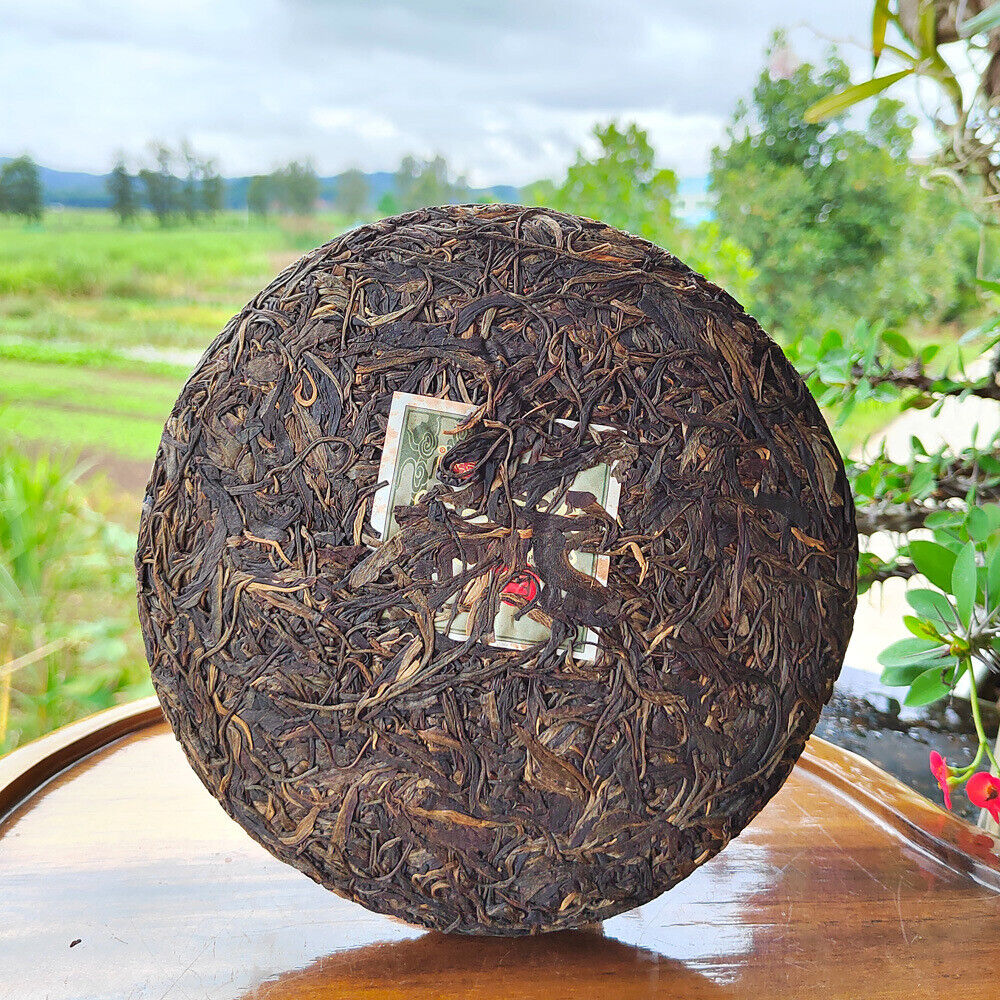 357g Year Aged Puerh Raw Tea Cake Yunnan Old Pu-erh Shengcha Old Pu'er Tea
