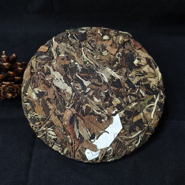 HelloYoung Pu-erh White Tea Cake Yunnan Big Leaf Puerh Tea Old Tree Tea 200g Premium