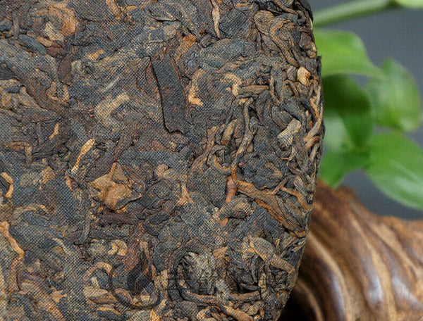 HelloYoung 15 Anniversary Chen Xiang * Lao Tong Zhi Haiwan Old Comrade Ripe Puer 357g