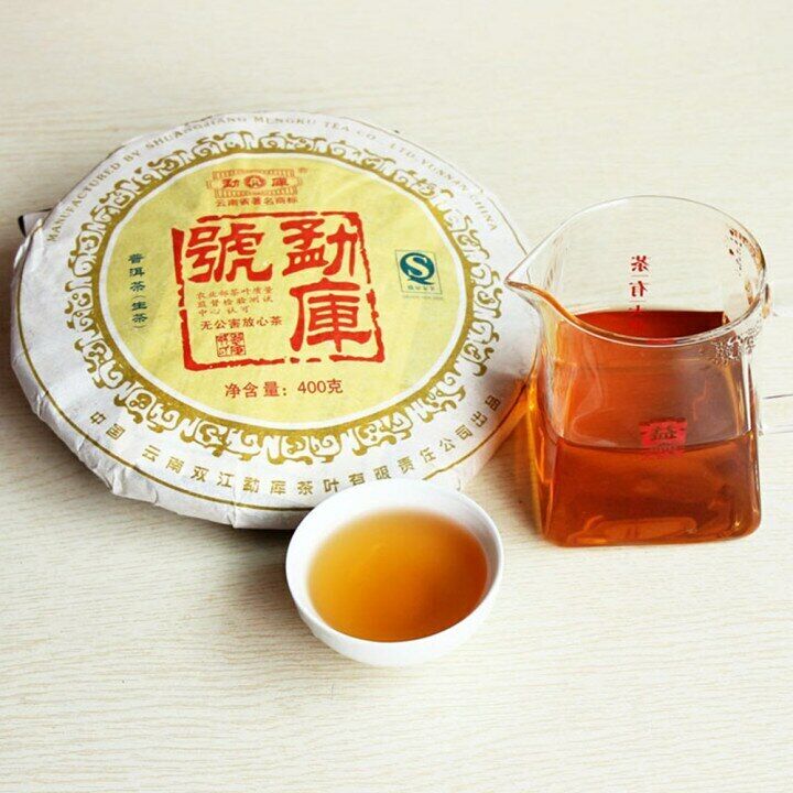 HelloYoung MengKu Rongshi Pollution-free Sheng Puerh Tea Mengku Hao Raw Puer Cake 400g