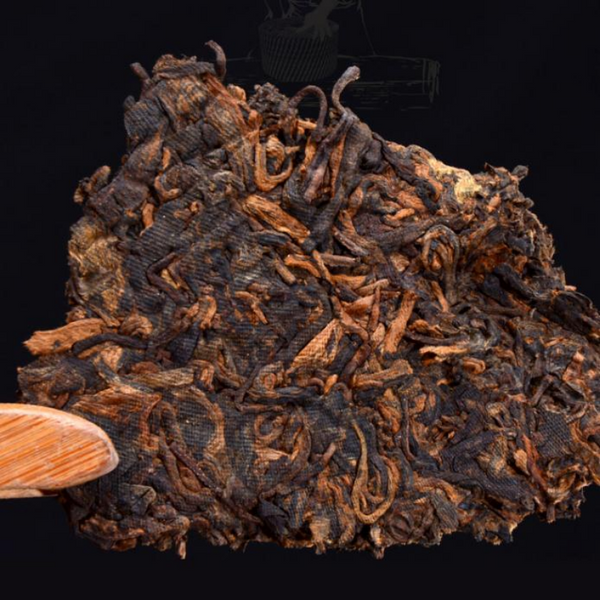 357g Yunnan Cooked Pu-erh Tea Laomane Puerh Ripe Tea Cake Organic Pu'er Cake Tea