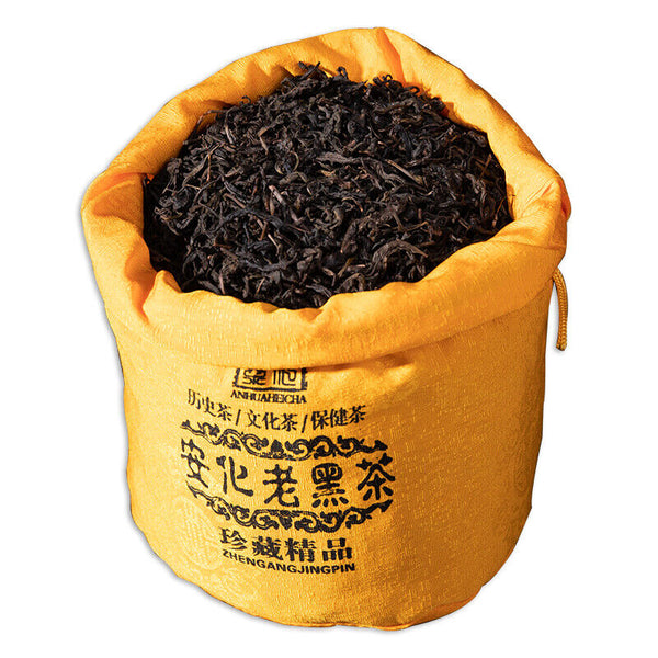 HelloYoung Tian Jian in Cotton Bag Heavenly Tips Hunan Anhua Tianjian Hei Cha Dark Tea 500g