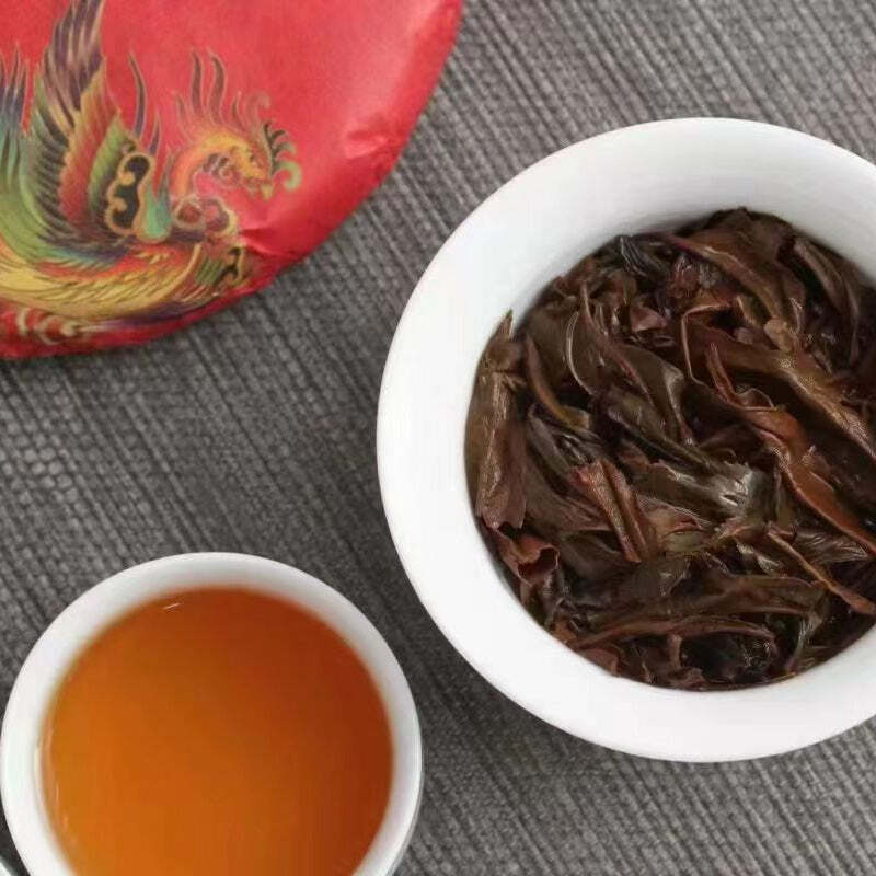 200g Chinese Black Tea Cake Yunnan Dianhong Black Tea Fengqing Premium Black Tea