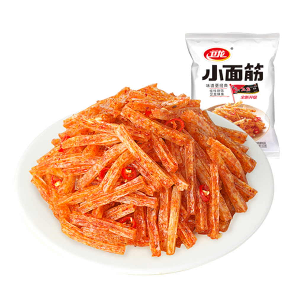 HelloYoung 312g Genuine Gluten Gluten Free 12bags*26g Weilong Specialty Spicy Snack Food Main image