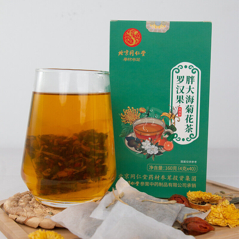 同仁堂罗汉果胖大海菊花茶160g TongRenTang Luo Han Guo Fat Sea Chrysanthemum Tea Secondary image