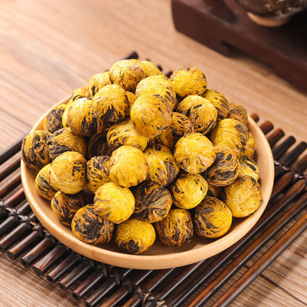 HelloYoung Teachrysanthemum Dian Hong Blooming Tea Ball Black Tea Dragon 500g Gold Huang Ju