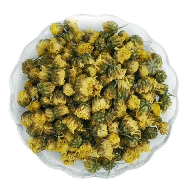 GOLDEN CHRYSANTHEMUM TEA FETAL FLOWERS SWEET BUD FLORAL AROMATIC 1 LB SALE Secondary image