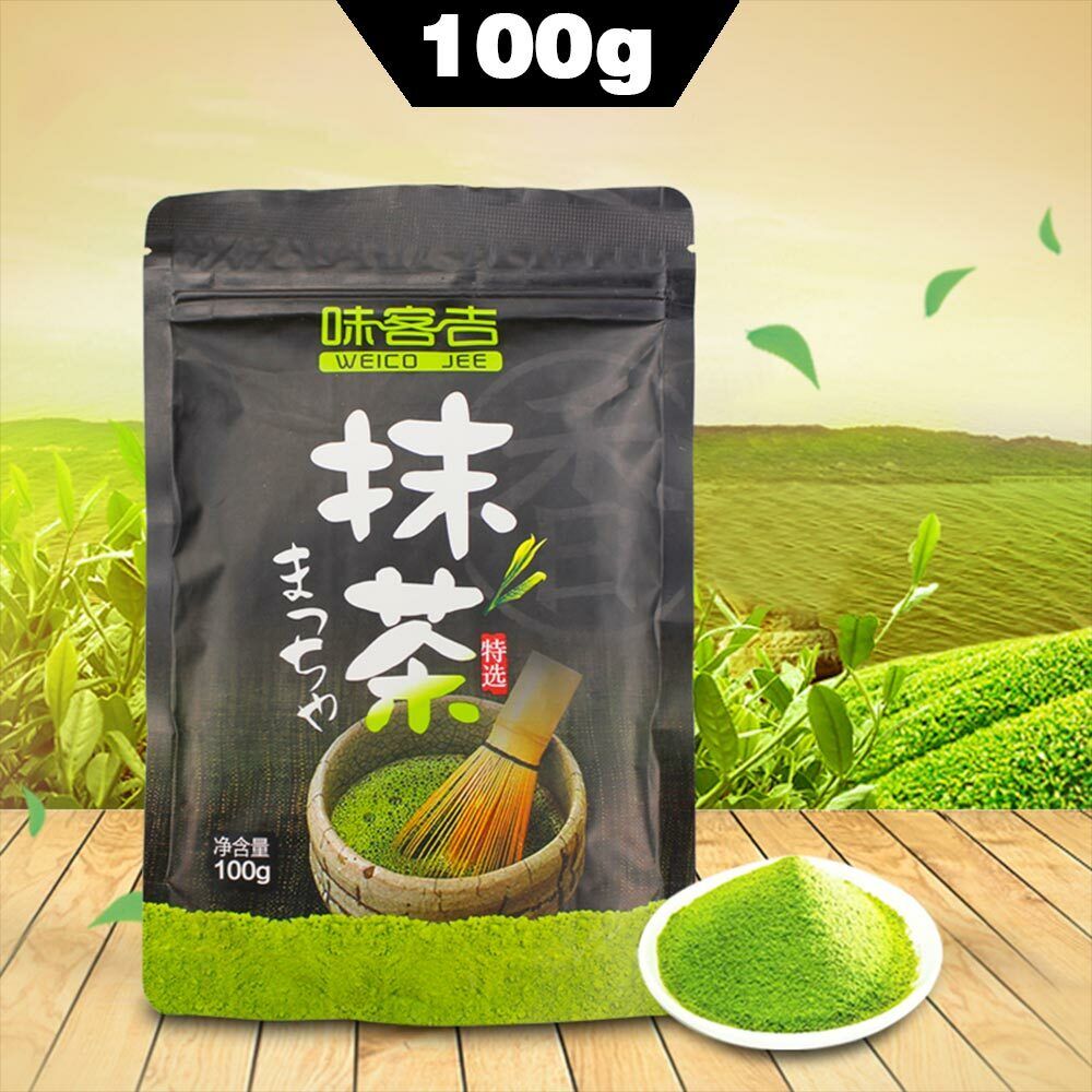 HelloYoung /Chinese Green Tea Matcha Tea Green Food Pure Matcha Powder 100g Main image