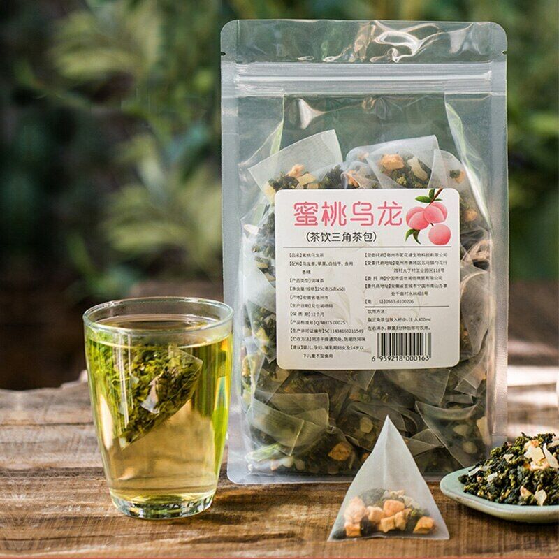 HelloYoung High Mountain Oolong Tea Bags Sweet Dried Peach Oolong Tea 50 Pcs Main image