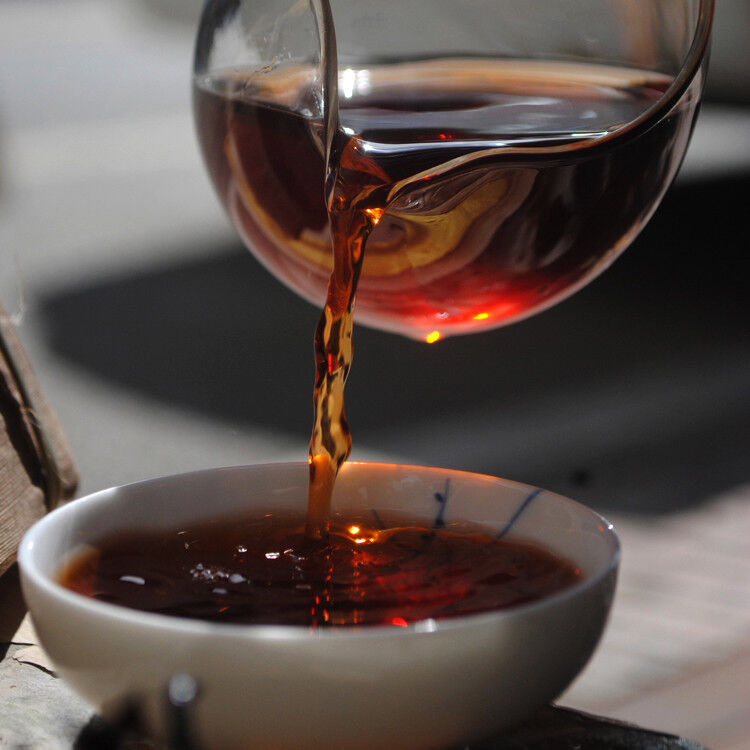 HelloYoung 250g*2 Puerh Tea, Menghai puer Tea China Brick Menghai Old Pu-Erh Brick Tea