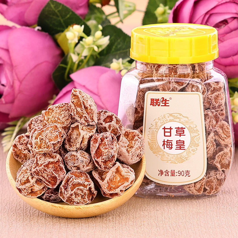 Asian Food Fruit Snack 90g*3can Preserved Dried Plum Sour & Sweet Chinese Main image