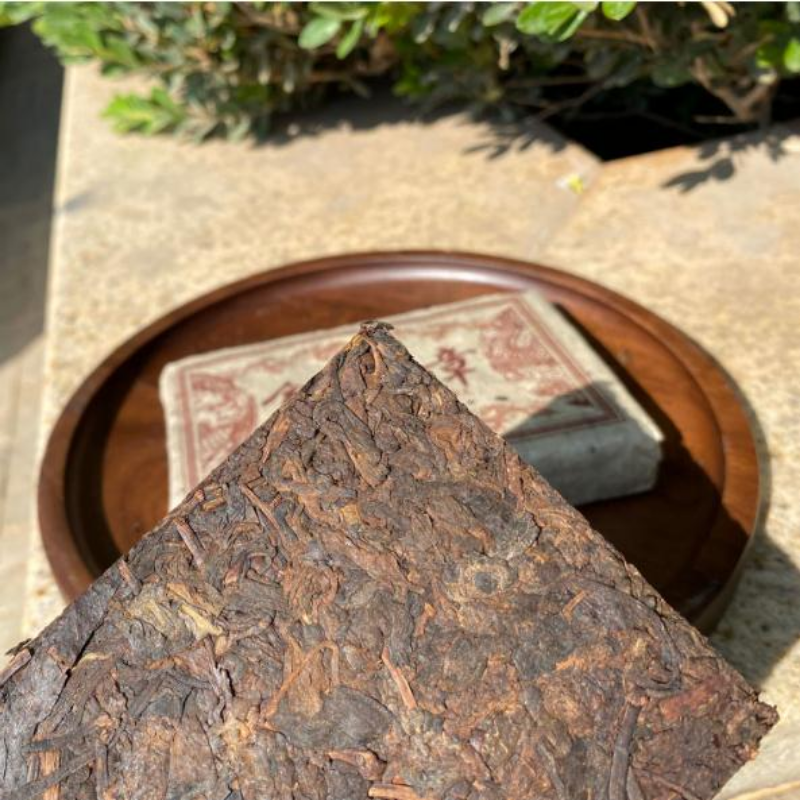 HelloYoung 200g Ripe Puerh Tea Brick Golden Banzhang Pu-erh Cooked Tea Organic Pu'er Tea