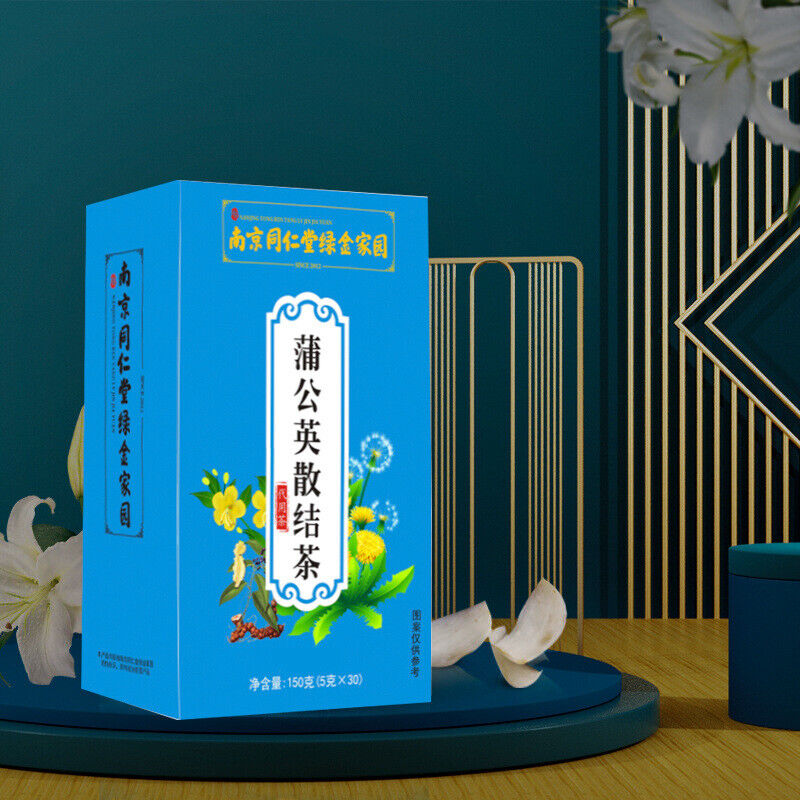 同仁堂绿金家园蒲公英百合茯苓散结茶结节通150g Tongrentang Dandelion Lily Poria Sanjie Tea Secondary image
