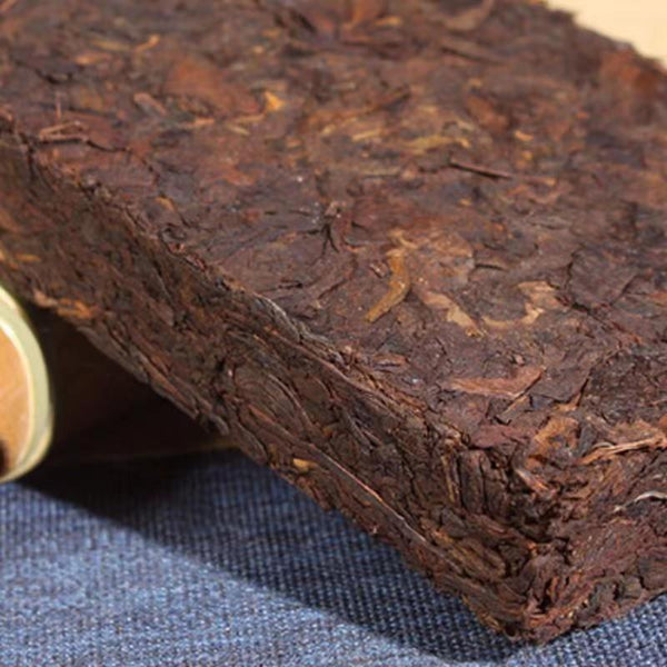 Cooked Pu-erh Tea Brick  250g/8.8oz Menghai Puerh Ripe Tea Old Pu'er Black Tea