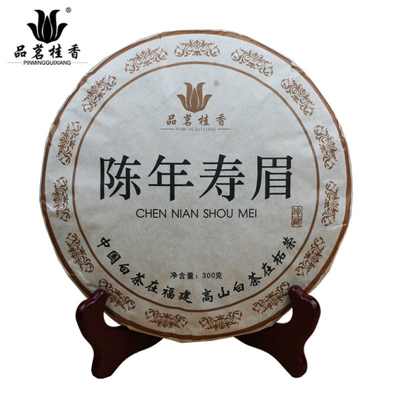 CHEN NIAN SHOU MEI * Premium Aged Tribute Eyebrow FuDing Gong Mei White Tea 300g Secondary image